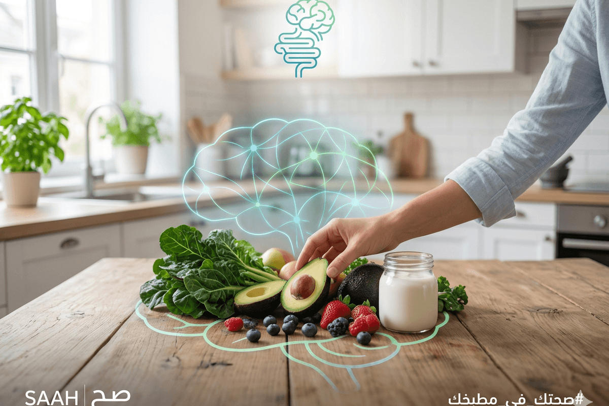 ارتباط الأمعاء بالدماغ: كيف يؤثر طعامك على صحتك النفسية